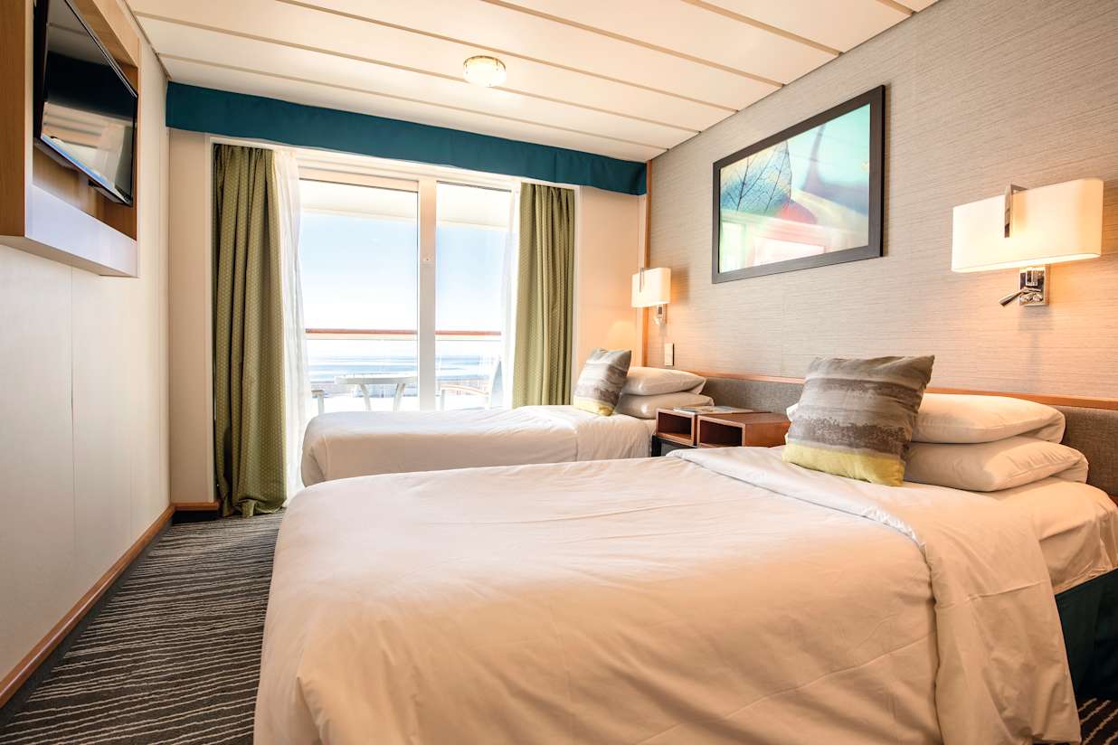 Balcony stateroom onboard Marella Discovery